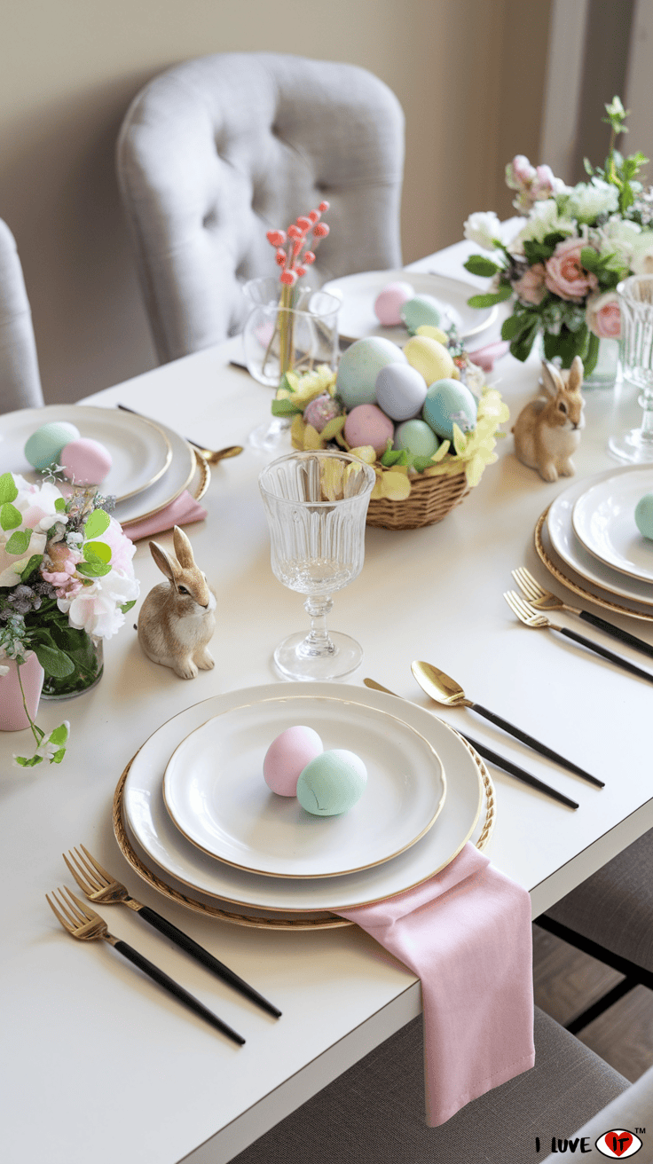 table decor easter