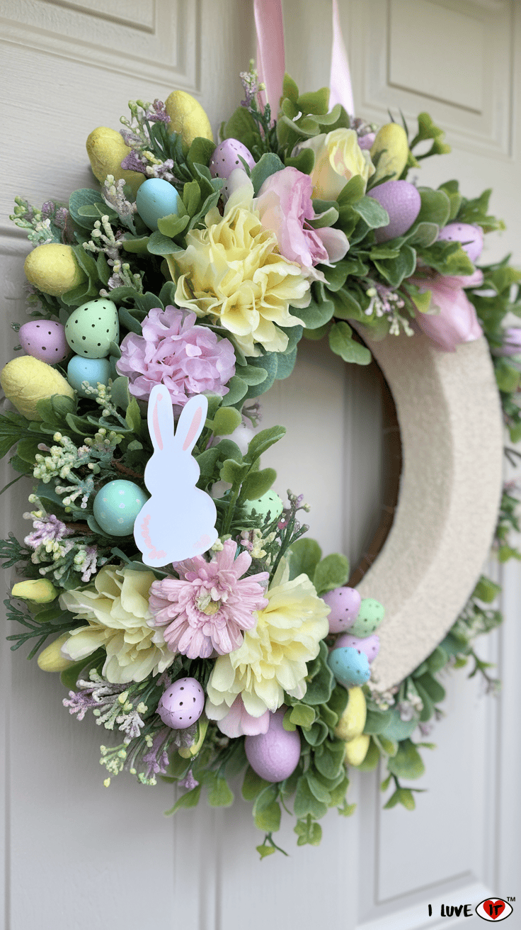 easter wreath diy