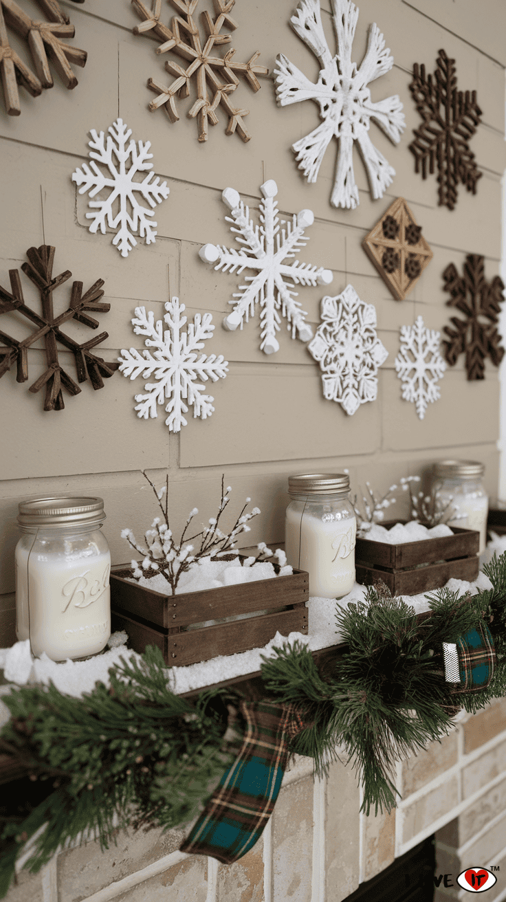 mantel farmhouse decor