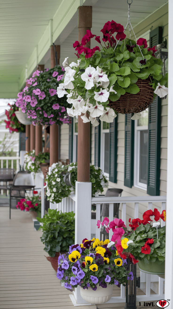 spring flower baskets