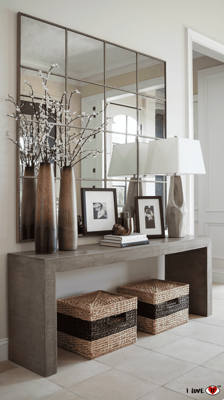 entry table for large foyer