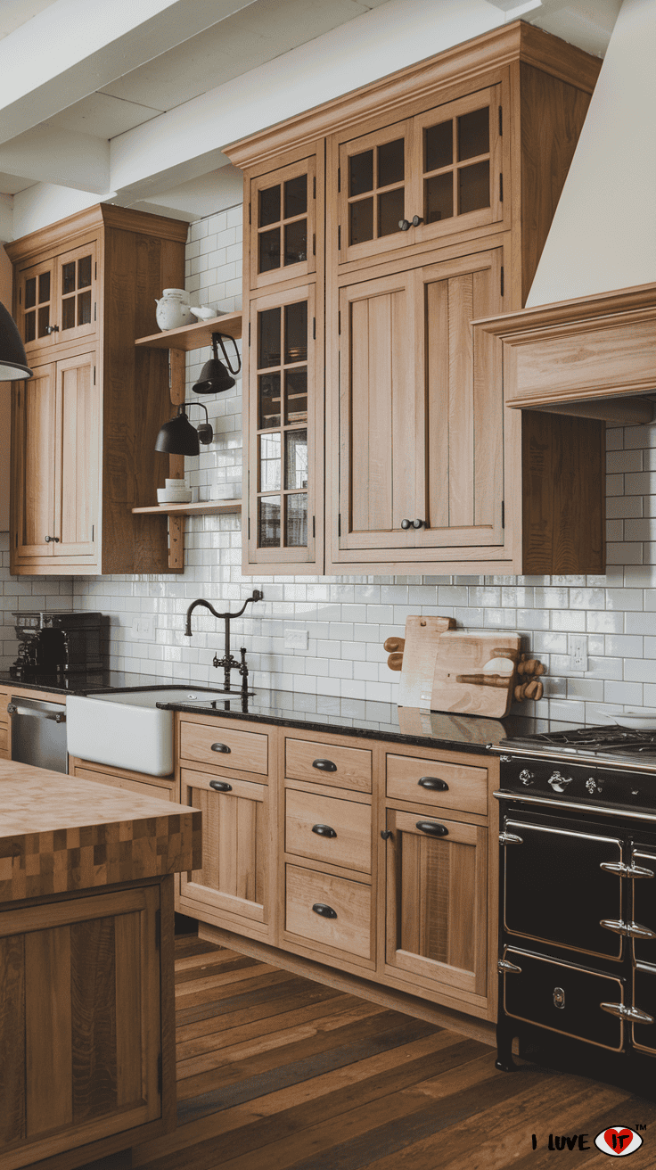 kitchen cabinets light wood