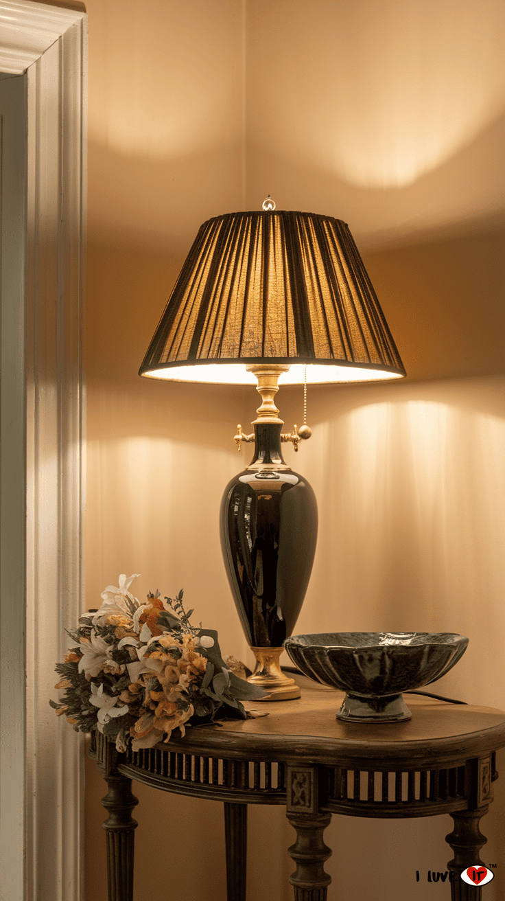 entry table lamp