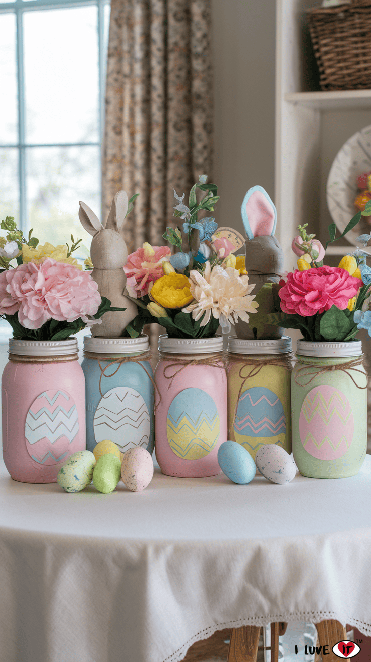 easter mason jar diy