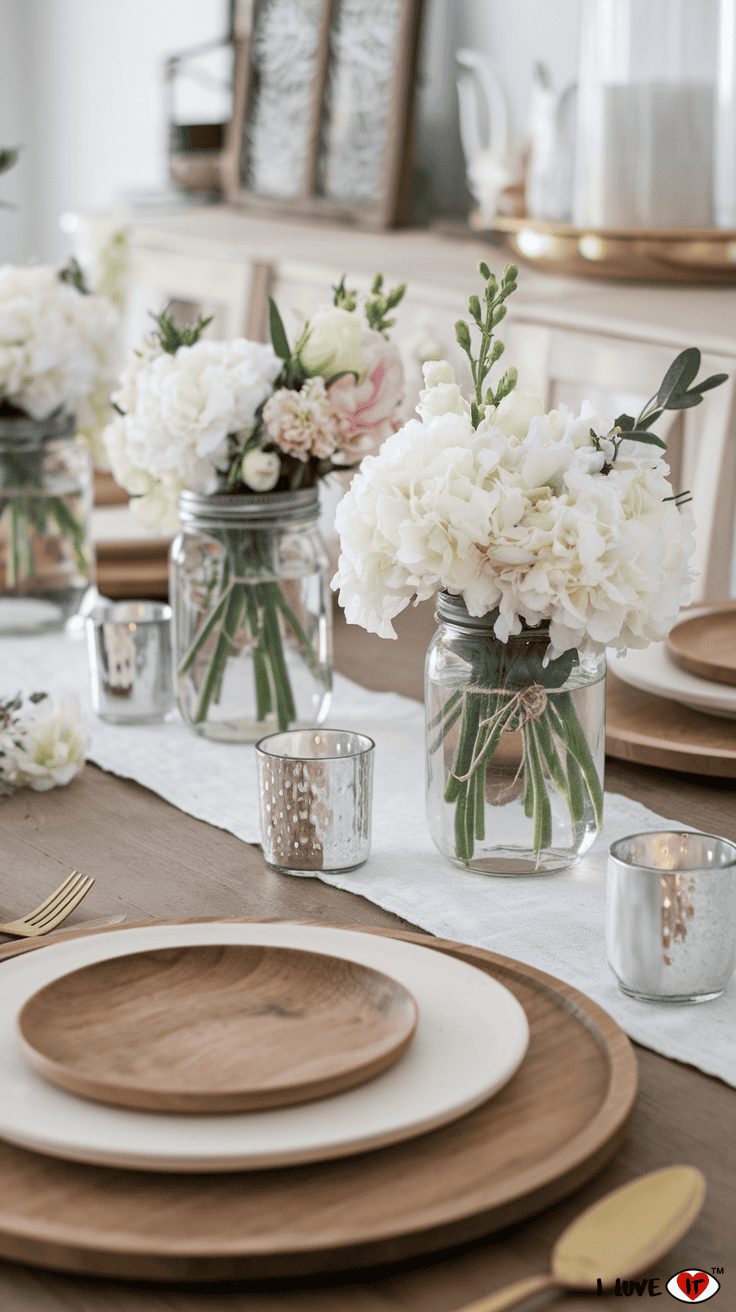 spring table settings neutral