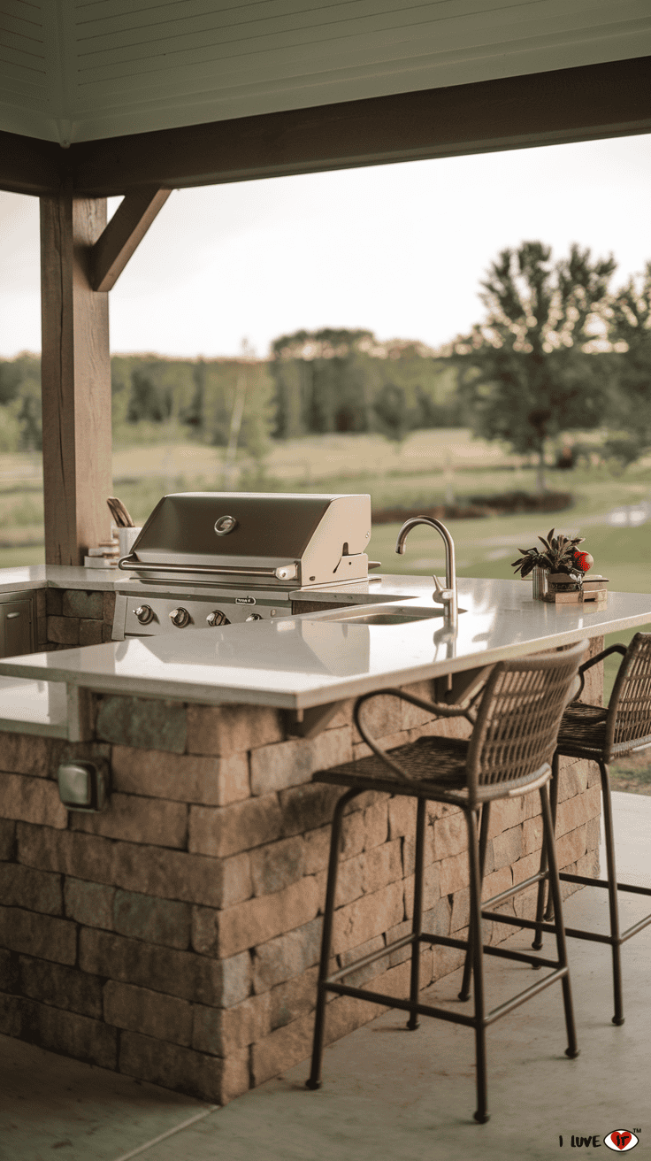 kitchen island outdoor