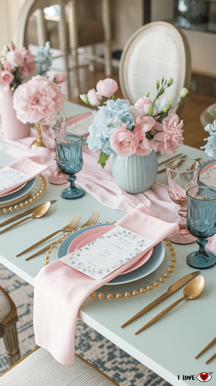 spring table settings