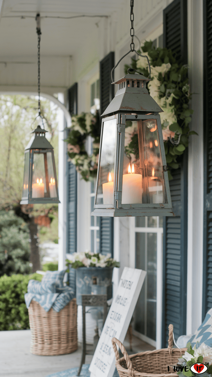 chic spring lanterns