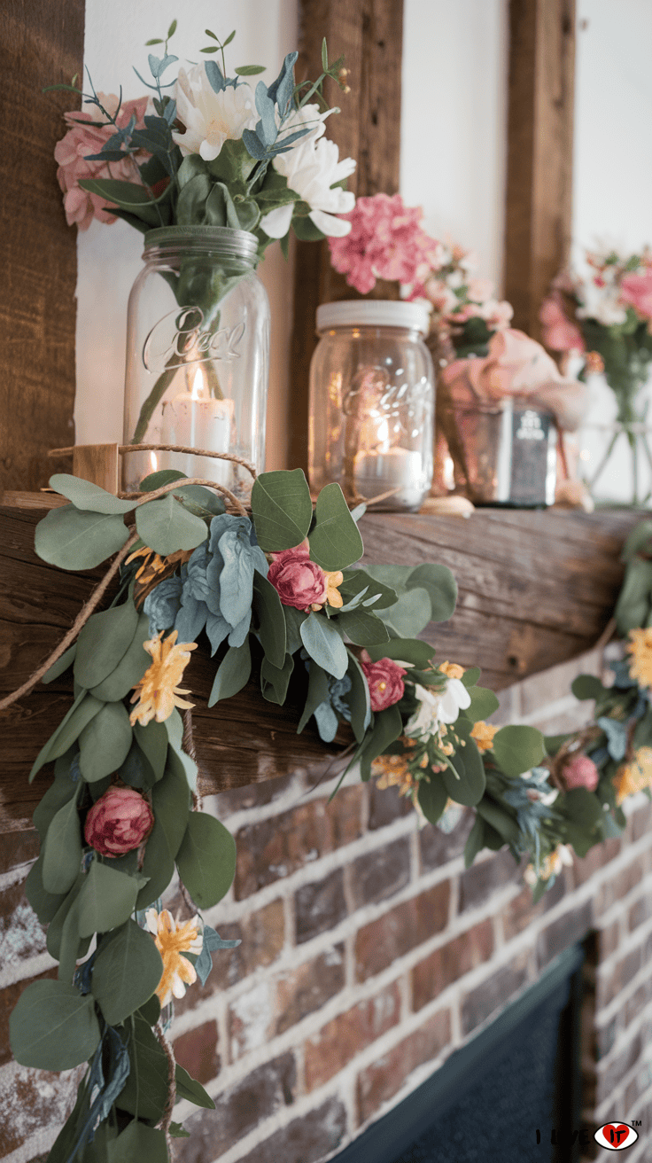 spring decor garland