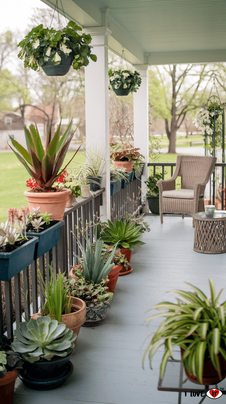 spring plant for porch