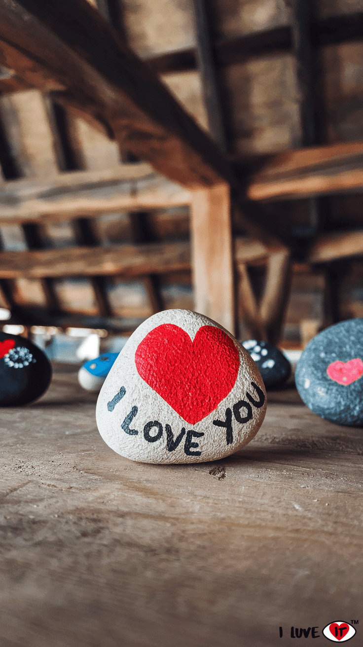 valentine rock craft idea