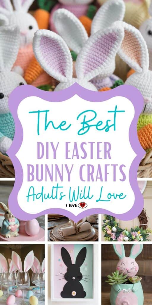 10 Adorable Easter Bunny Crafts for Adults to Try This Spring - I Luve It