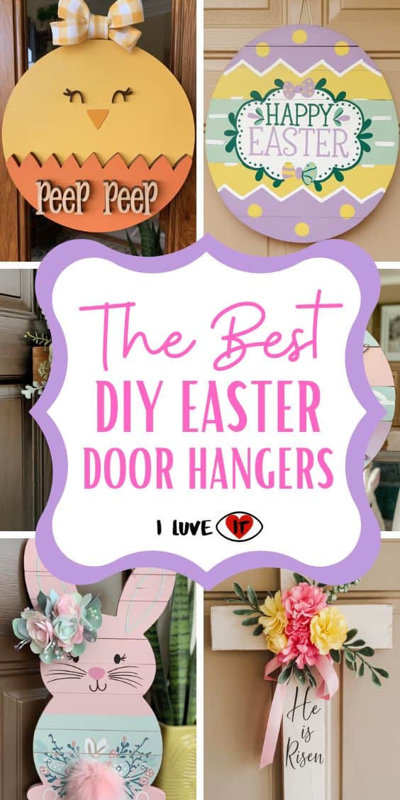 easter door hangers diy