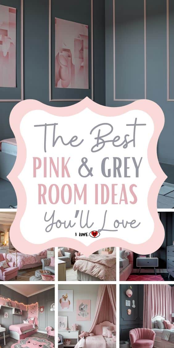 pink and grey rooms