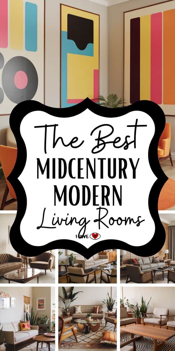 midcentury modern living room decor ideas