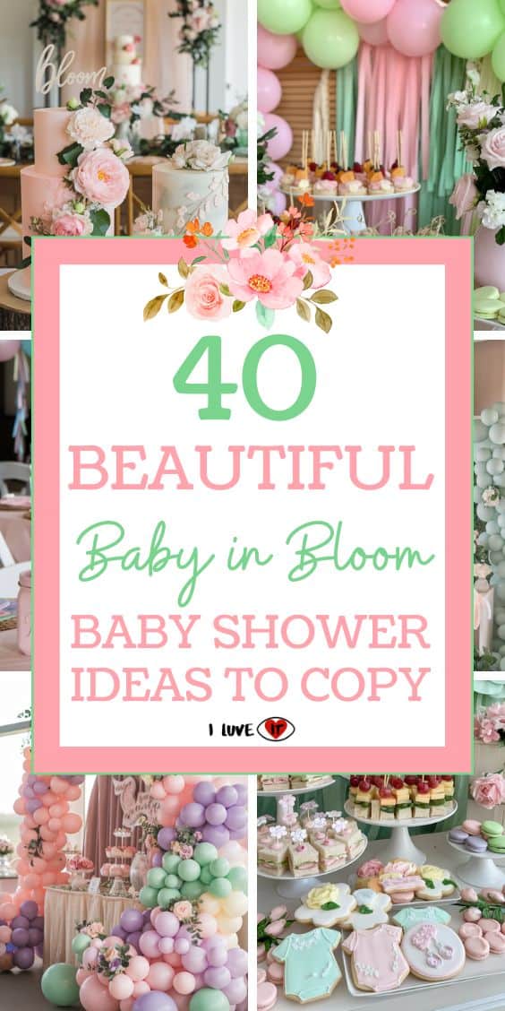 baby in bloom baby shower ideas