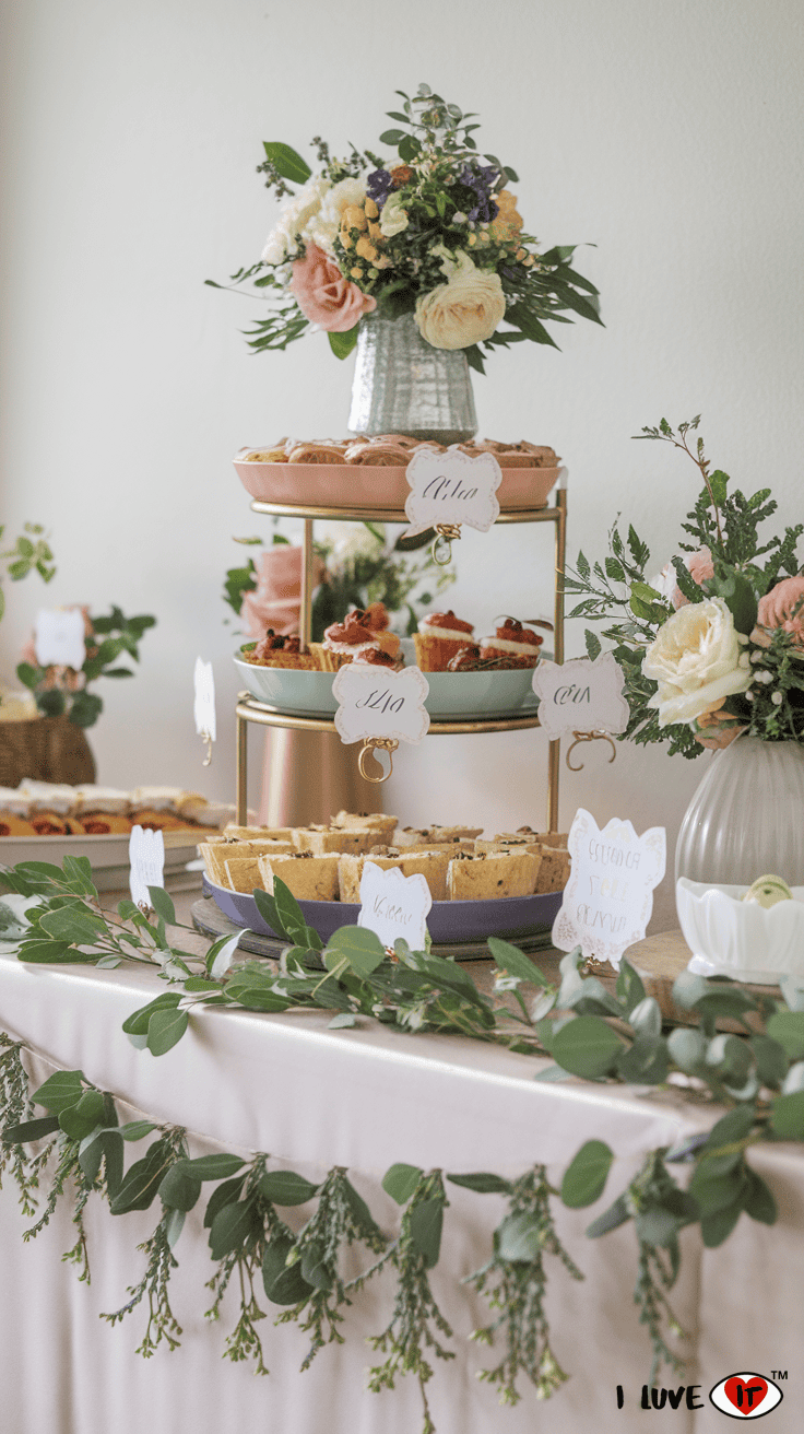 baby in bloom food arrangement ideas