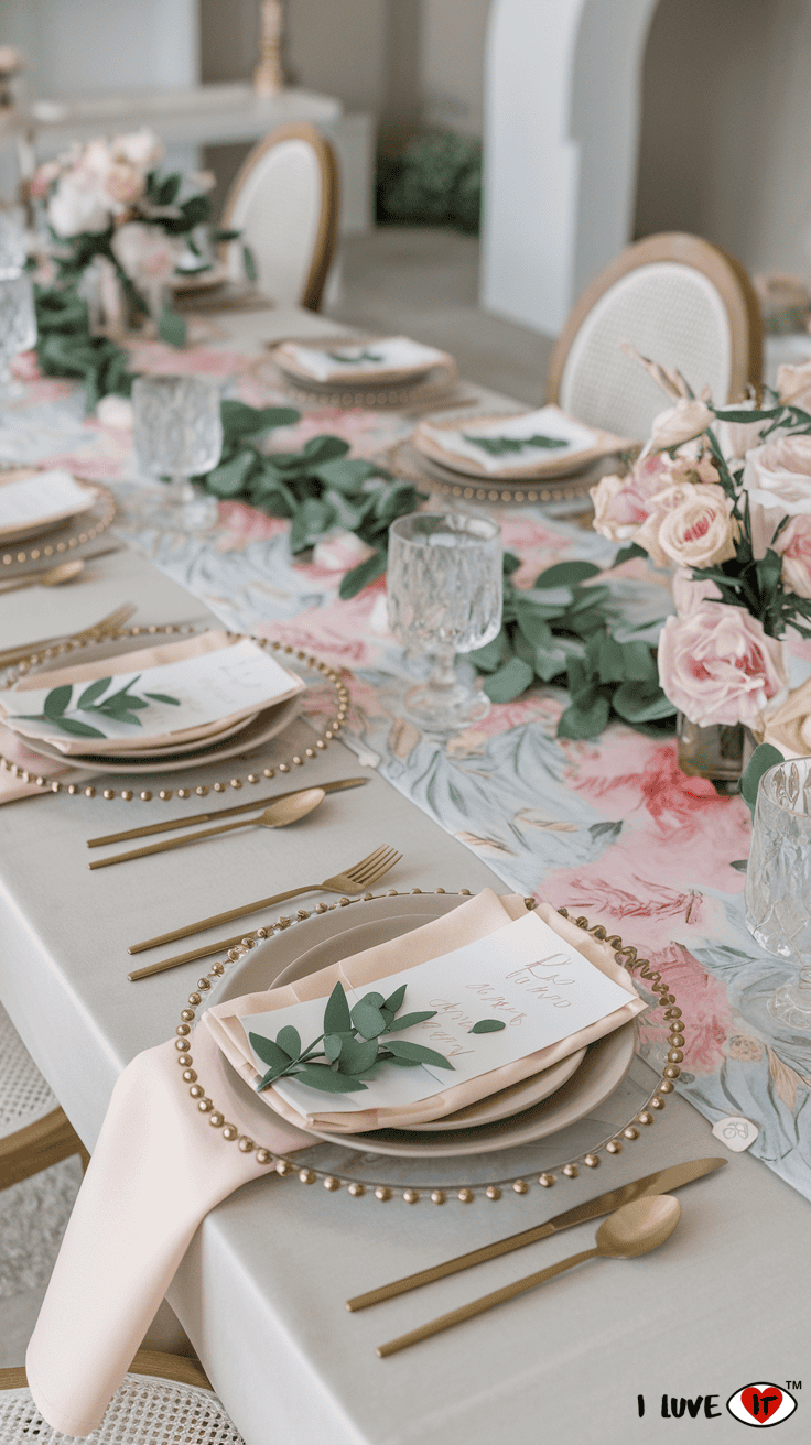 baby in bloom table decorations