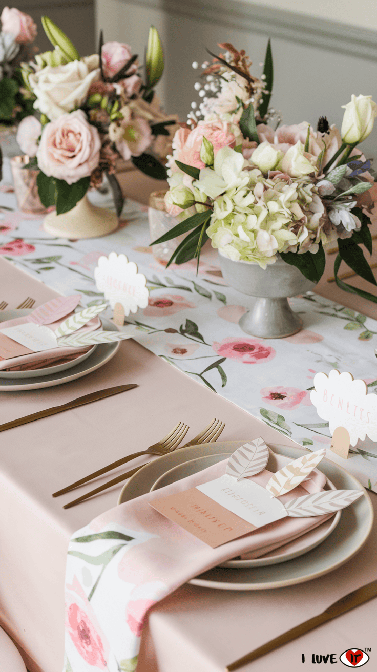 baby in bloom table decor ideas