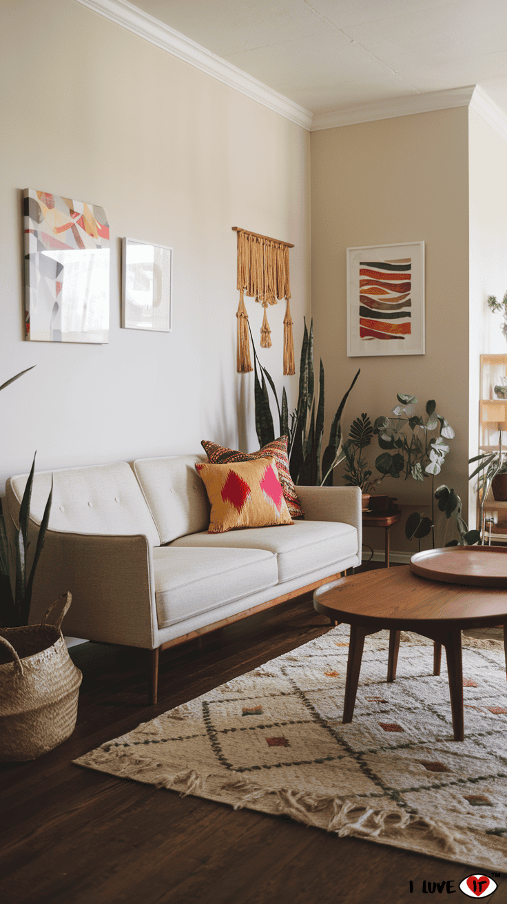 boho midcentury modern