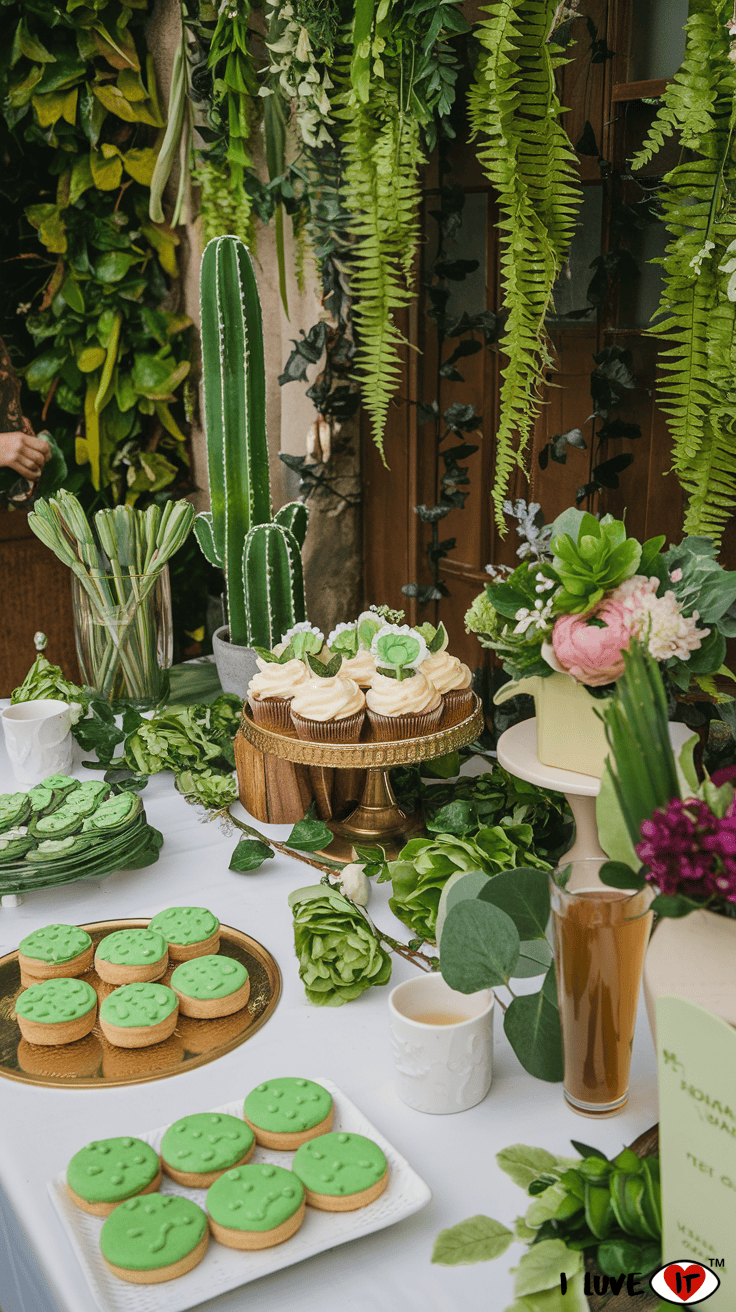 garden botanical baby shower