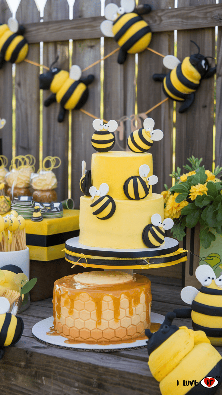 bumblebee cake idea