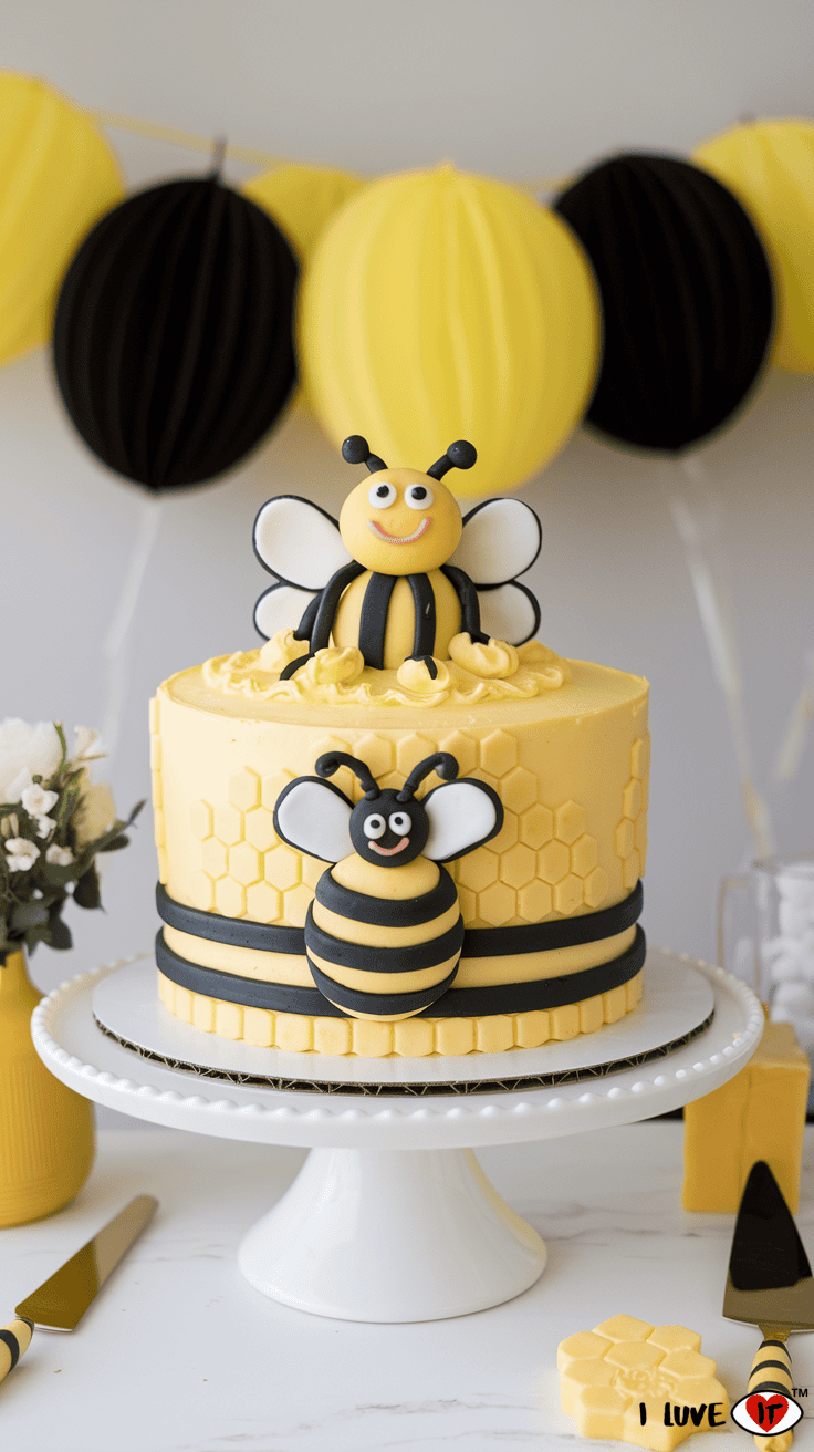 bumblebee cake ideas