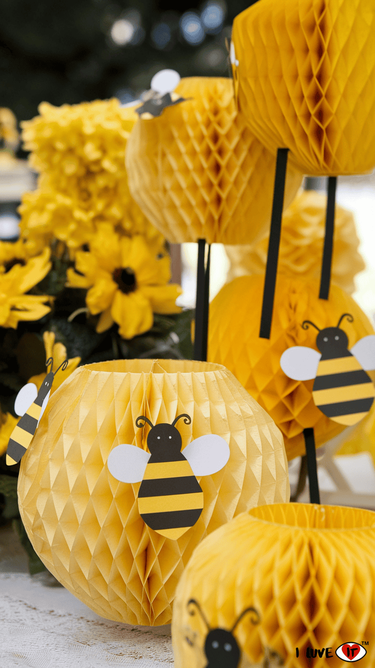 diy bee lantern 