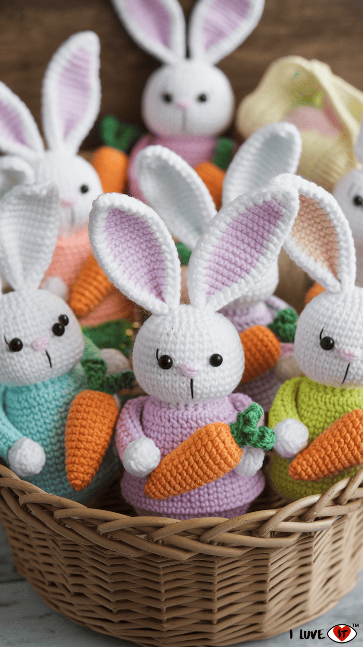 dit crochet bunnies