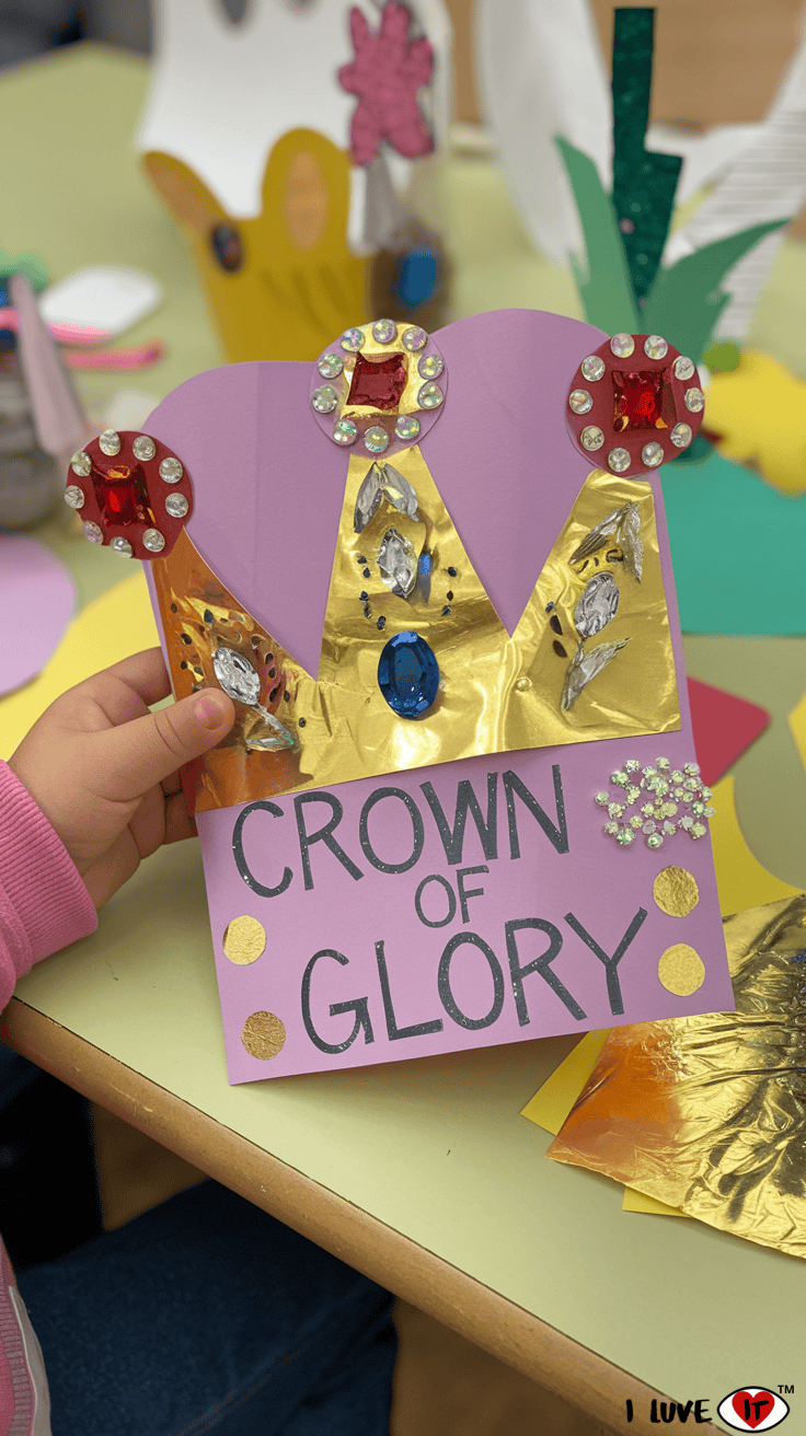 easter crafts for kids crown of glory