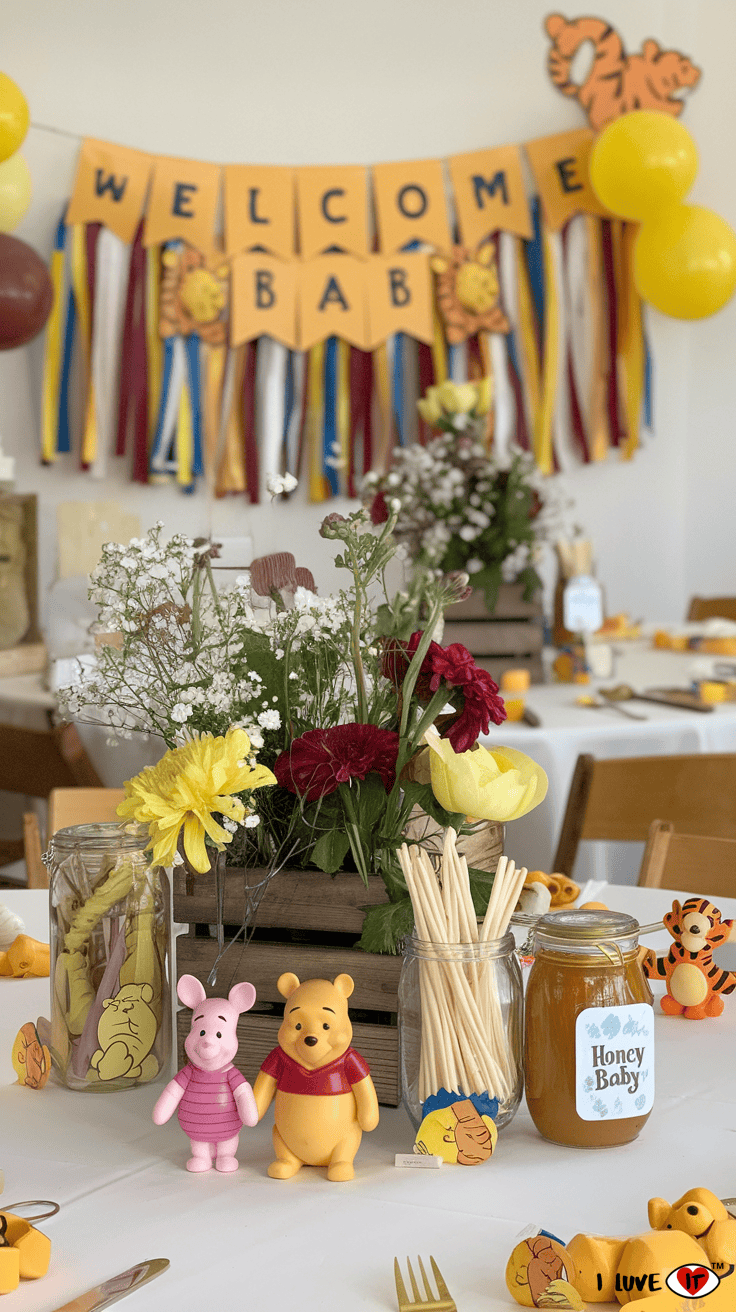 Winnie the Pooh centerpieces diy