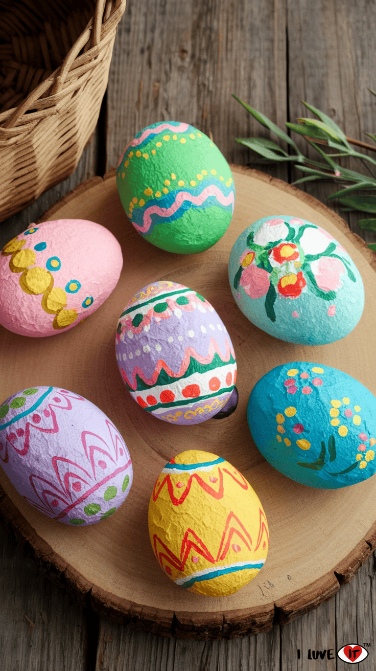 easter rocks diy