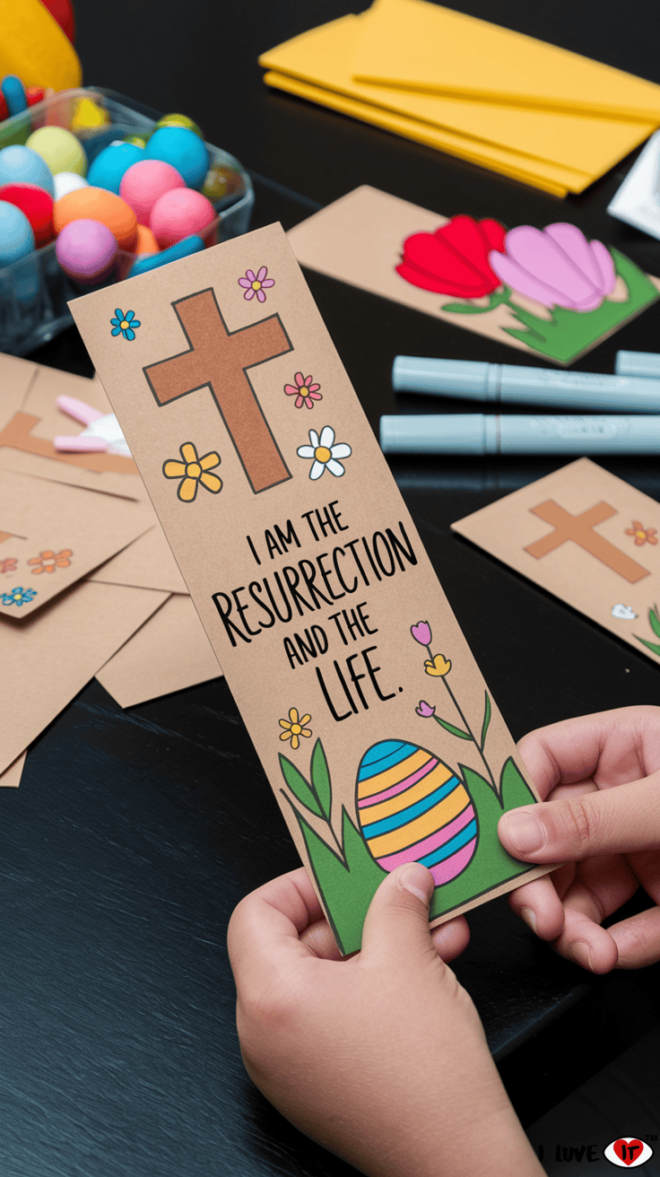 easter bookmark for kids craft