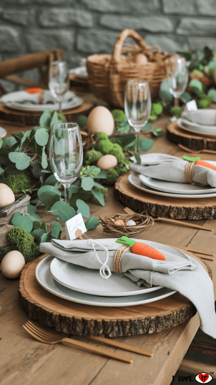 diy easter table setting