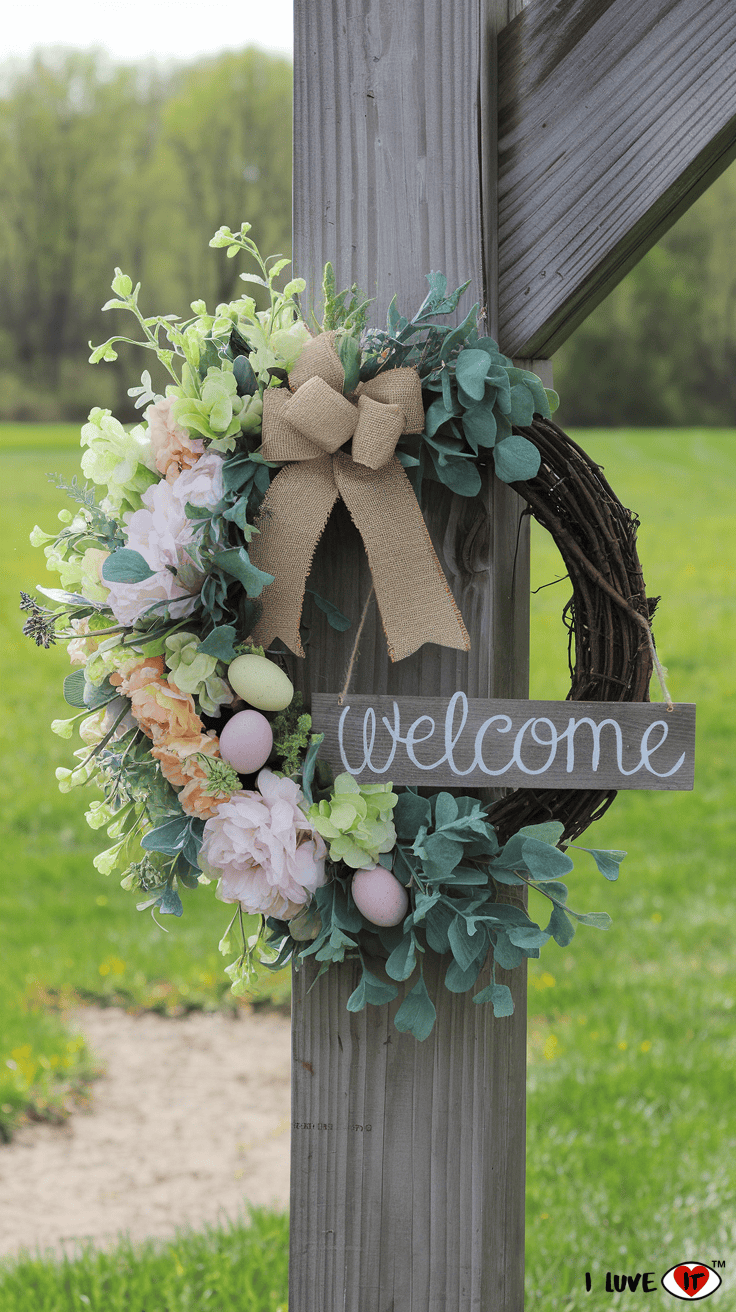 diy easter wreath