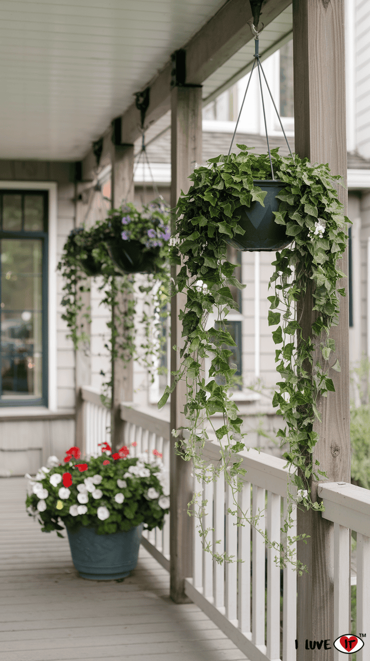 hanging flowers ideas