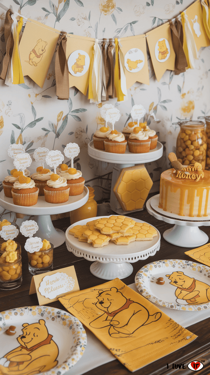 diy honey themed desserts