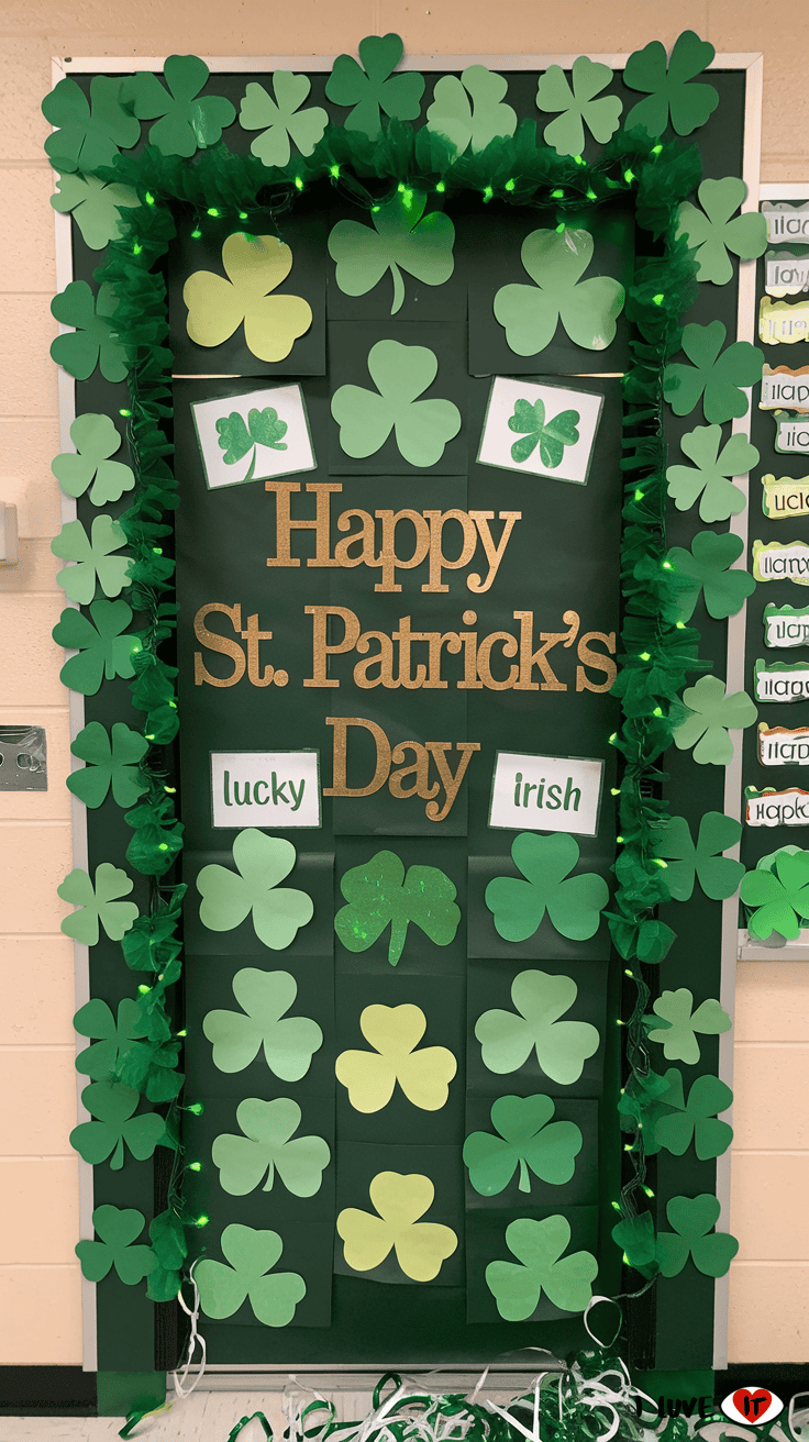 leprechaun door decor