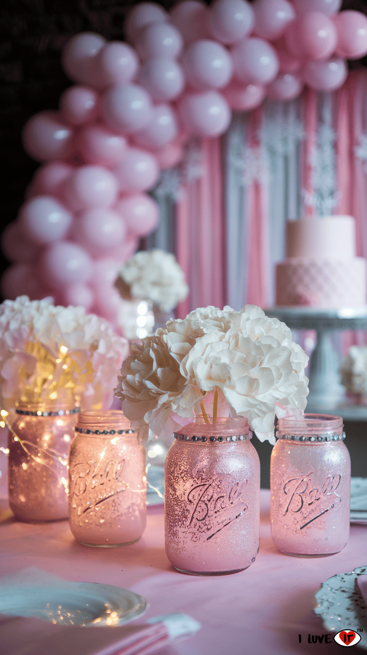 mason jar centerpieces 3