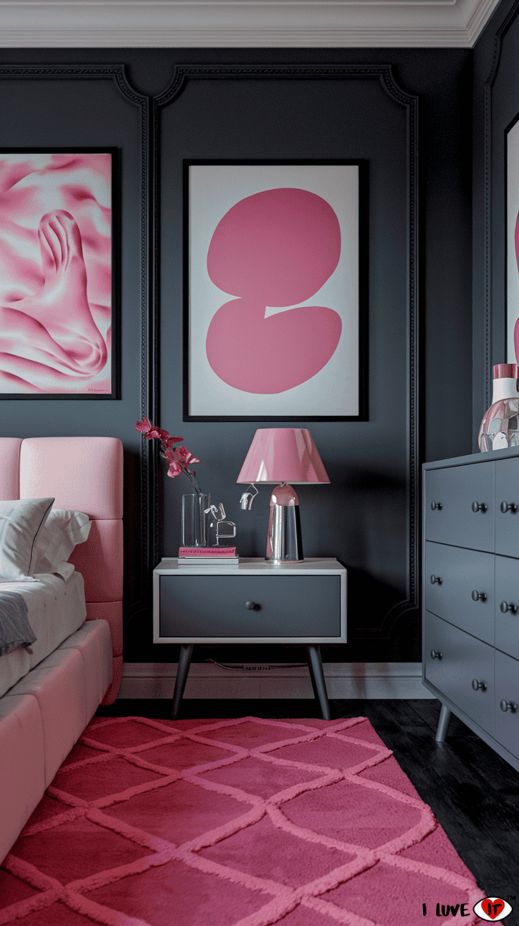 pink bedroom