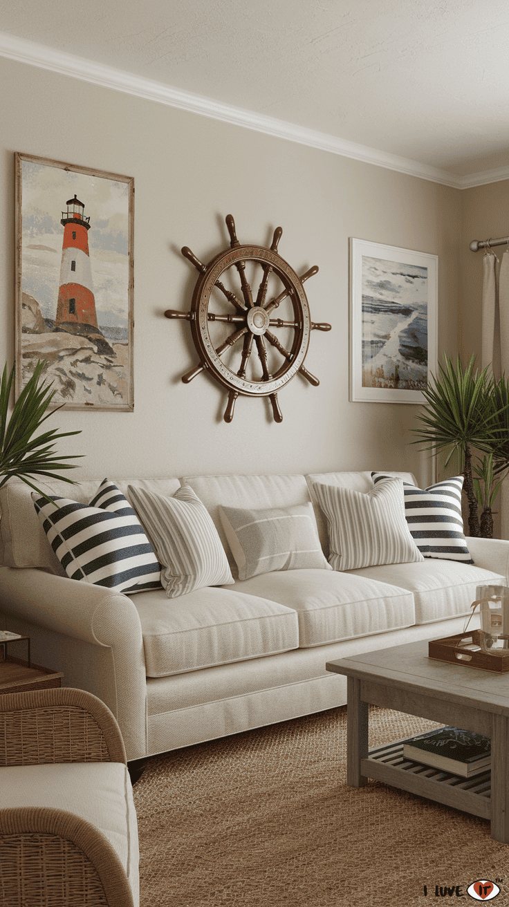 living room nautical