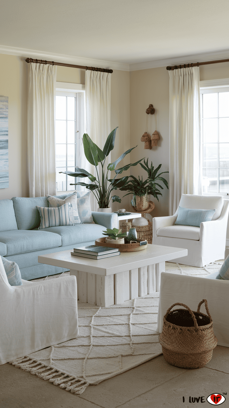 living room coastal ideas