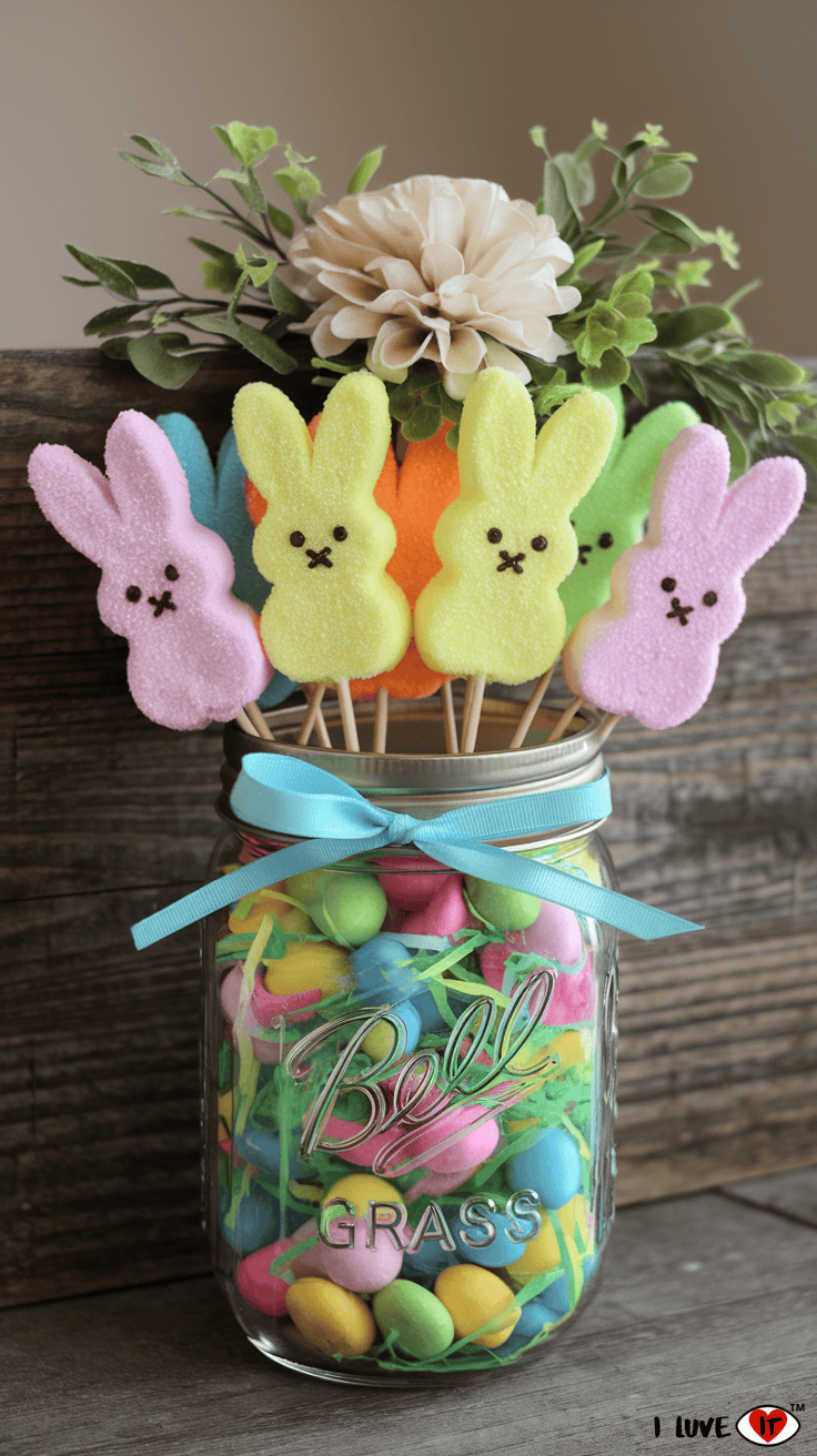 peeps bouquet diy