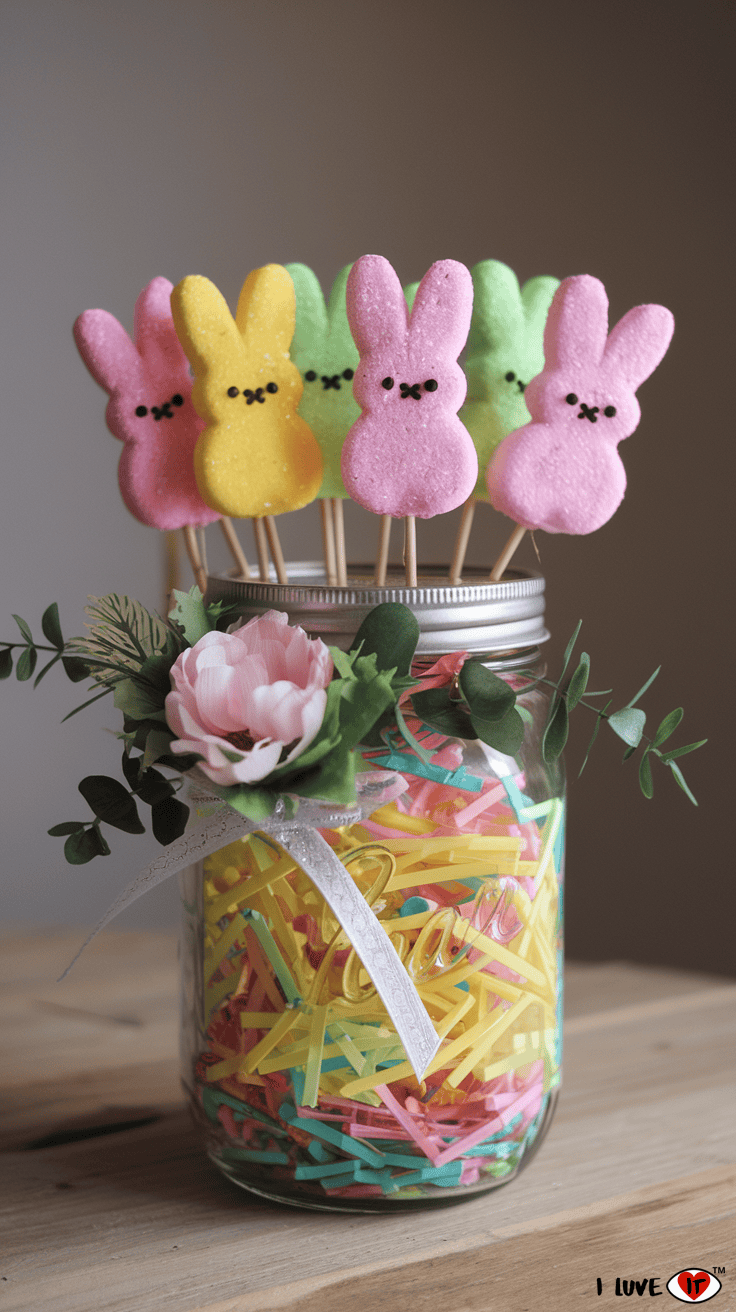 diy peeps bouquet