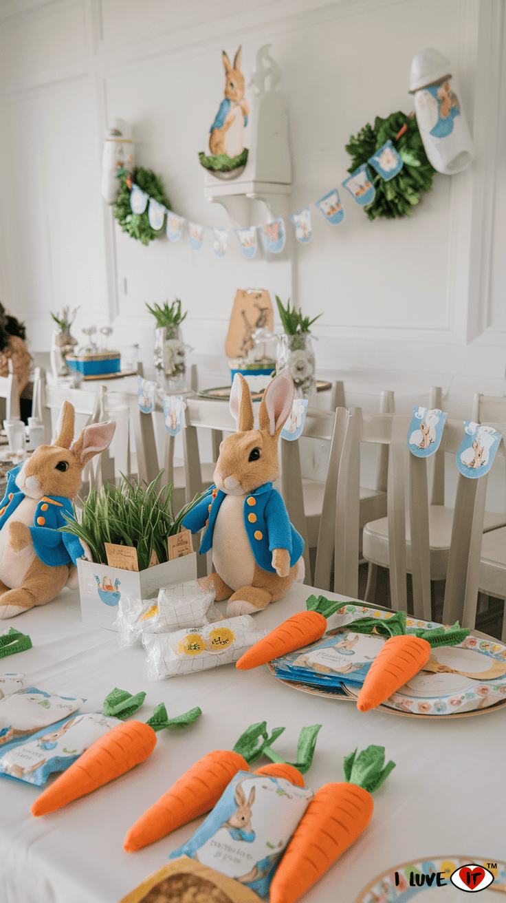 Peter rabbit favors ideas