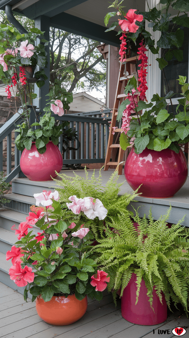 summer plant ideas porch