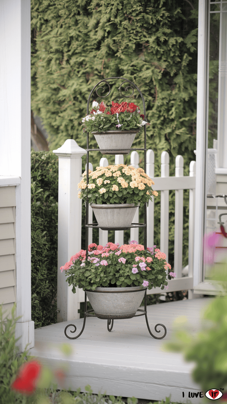 plant stand tiered 