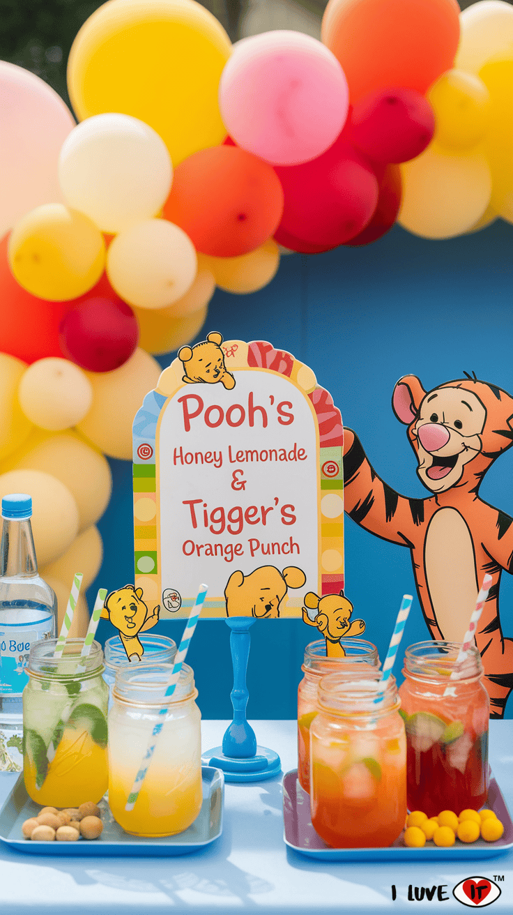 Winnie the Pooh drink ideas