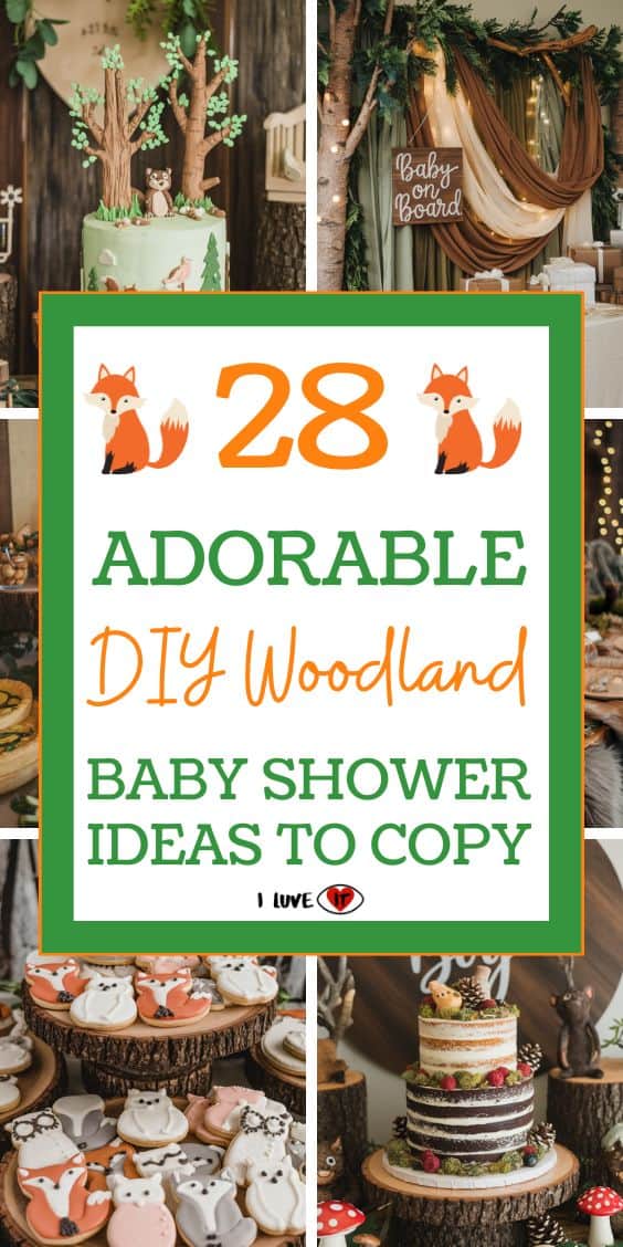 woodland baby shower ideas