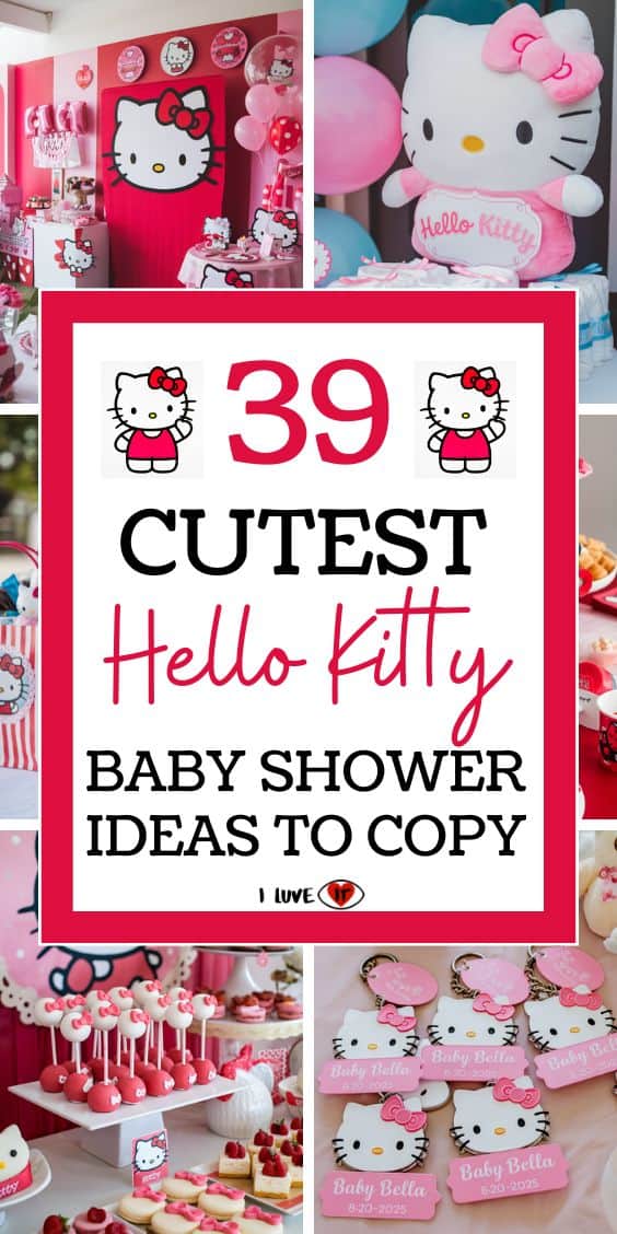 hello kitty baby shower ideas